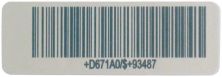 Barcode-Label für IMS Kassette  (Hu-Friedy)